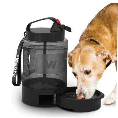 2.2L Dog Water Bottle Large Capacity Drinking Bowl,Outdoor W