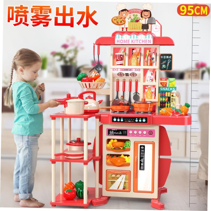 cheap playing kitchen set toys girls boys gift kids cooking