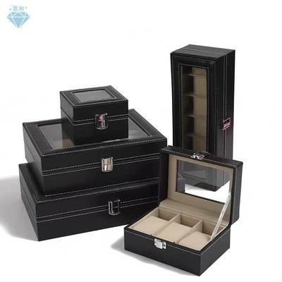 12 Watch Jewelry Display Storage Holder Case Grids Box Gift