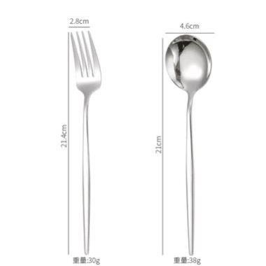 high quality stainless steel steak knife, fork and spoon刀叉