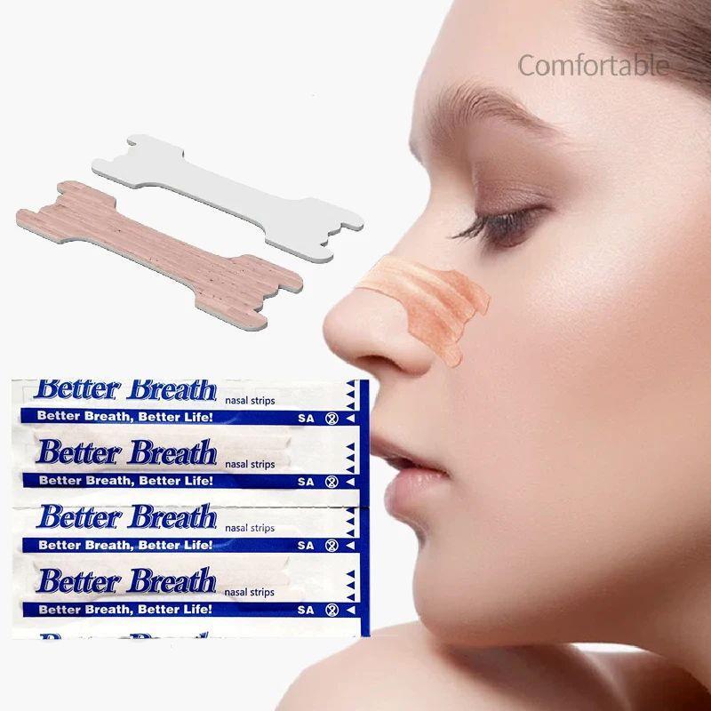 10/50PCS Breath Nasal Strips Right Aid Stop Snoring Nose Pat