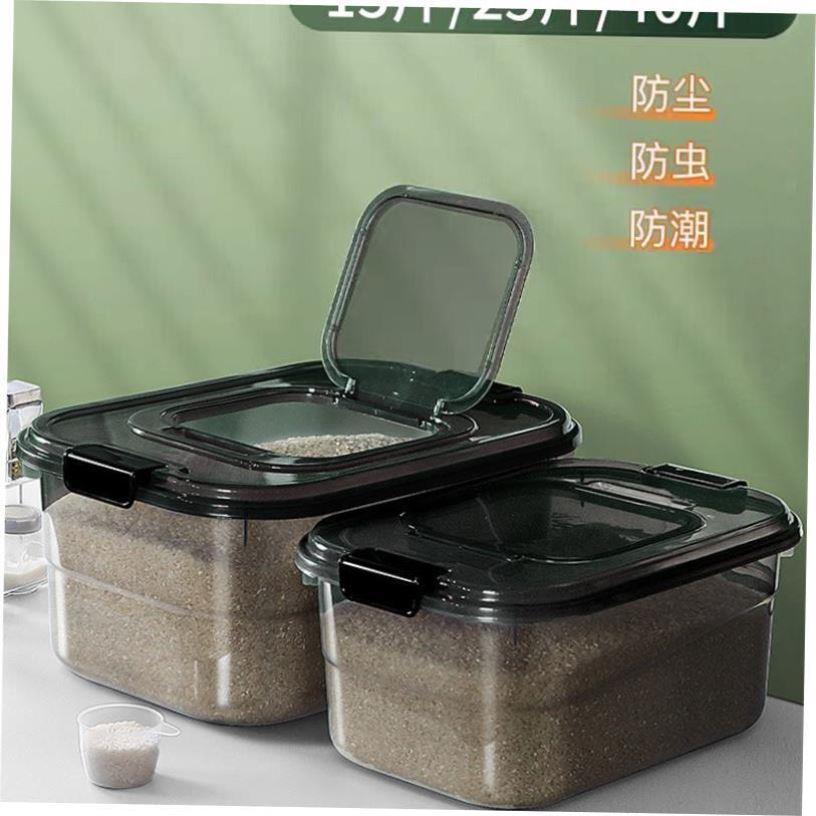 Rice barrel flour storage tank Household rice storage box