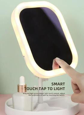 LED vanity mirror intelligent adjustable three-color light v