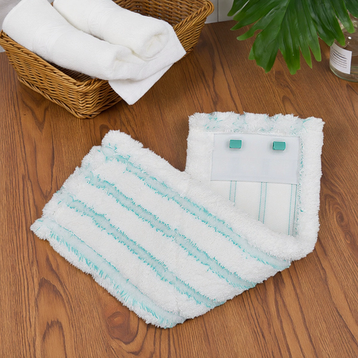 德国利菲进口加厚替换配布高端地拖布家用直面平板拖把布地板通用