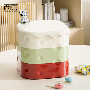 发饰收纳盒儿童发夹发圈皮筋头绳抓夹旋转多层分格女孩创意首饰盒
