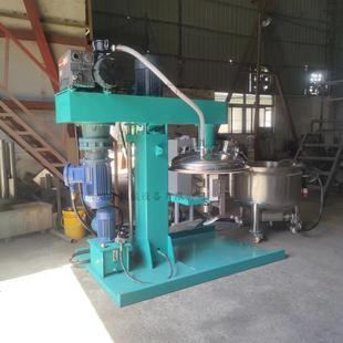 氯化钙溶液高速搅拌锅 7.5kw甲醛溶液分散机 树脂胶水液压分散机