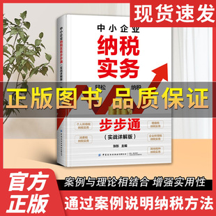正版中小企业纳税实务步步通 直观易学纳税方法紧跟税法案例说明 理论相结合实战详解版适用于中小企业办税人员个人所得税增值税等