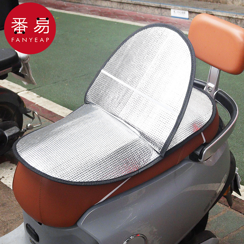电动车垫套A1pq801-坐垫防尘垫隔热垫可翻坐垫防水电动车坐垫套