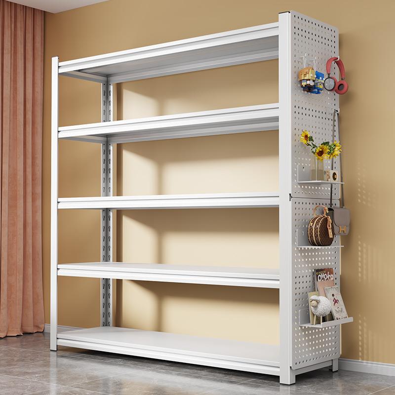 驿站小件货架角钢杂物家用置物架多层落地客厅车库物料快递展示架