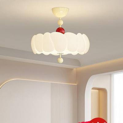 奶油风卧室吊灯吸顶灯护眼房间灯温馨浪漫创意个性2025新款主卧灯