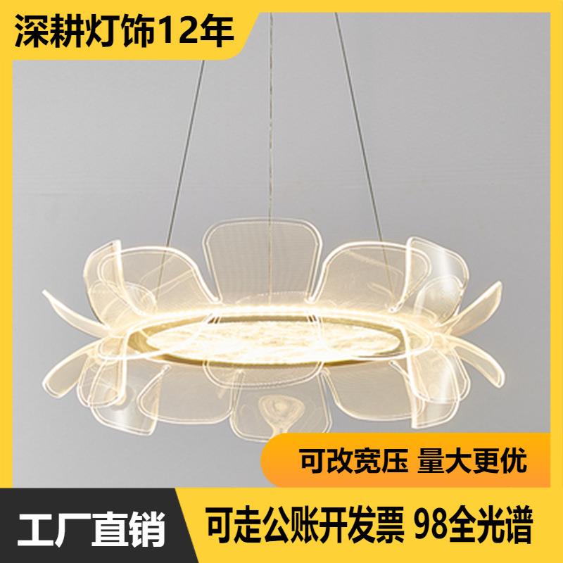 新款北欧吊灯意式极简约古镇跨境轻奢设计师餐厅卧室吊灯