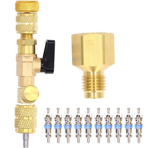 气门芯装卸工具取芯工具 1/4 和 5/16 端口拆卸工具