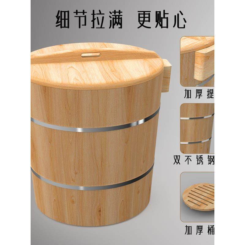 ll蒸饭木桶家用木桶蒸饭商用大小蒸米饭木桶饭神桶蒸糯米木甑
