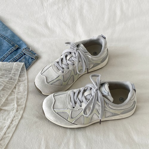 2026早春新款爆款休闲阿甘厚底小白鞋韩版百搭德训板鞋显脚小