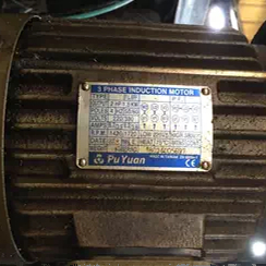 台湾PuYuan电机马达1HP 0.75KW 2HP 1.5KW 油泵Pu Yuan液压电动机