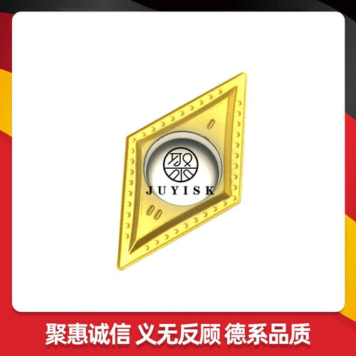 JUYI聚义 数控刀片 DCMT11T304-FG/MT/HQ DT66 涂层金属陶瓷 镗孔