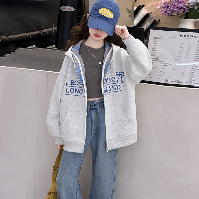 女童春装连帽外套2026新款中大童女孩春秋款儿童初中生棒球服上衣,童装/婴儿装/亲子装,普通外套,淘宝优惠券,粉丝福利购,淘宝优惠卷