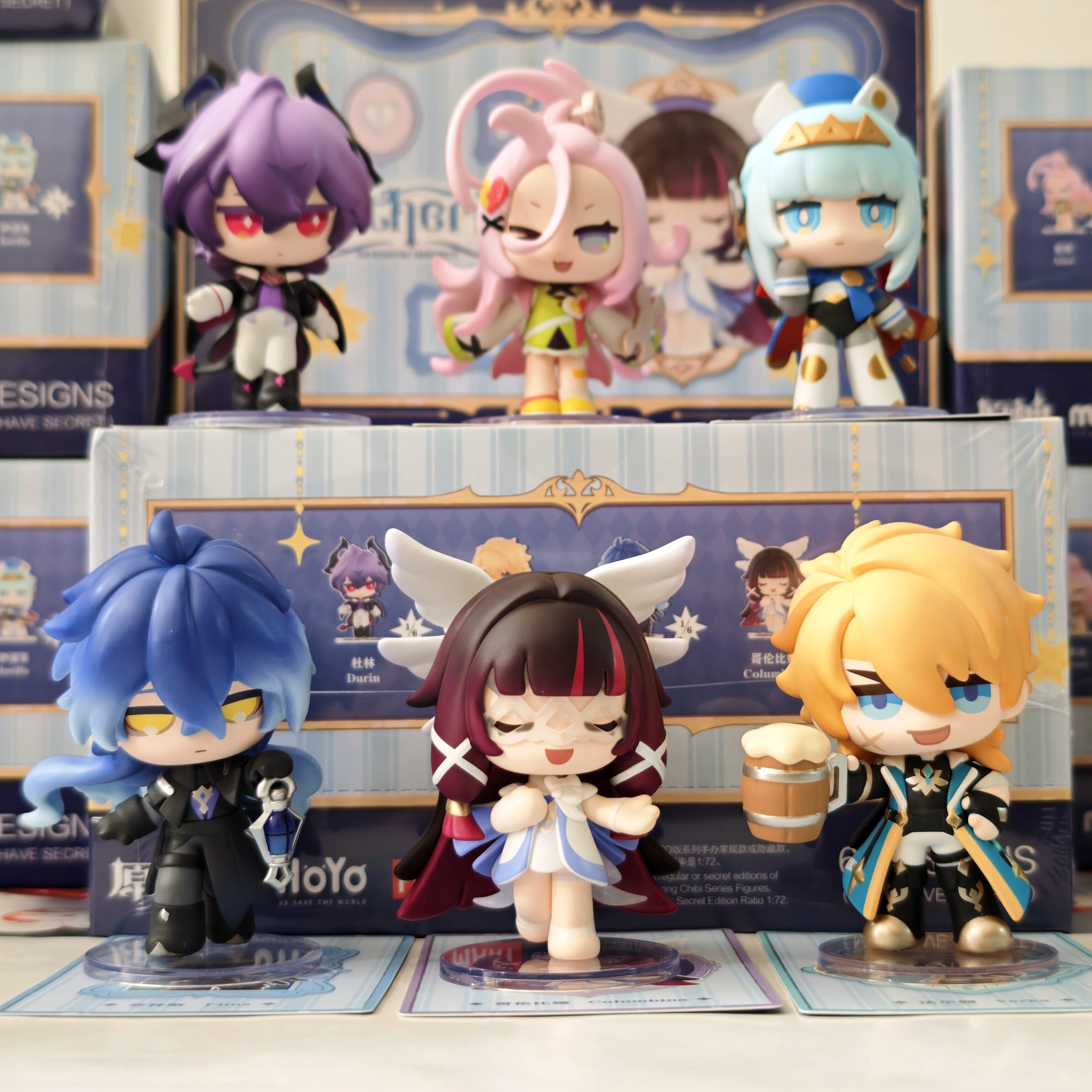 【现货！明盒内袋未拆】原神嘉年相遇Q版系列手办盒蛋 Genshin