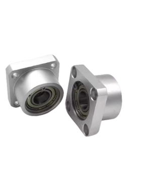 双轴不带卡簧轴承座组件 方法兰组件带座轴承  固定轴承支座 BASC