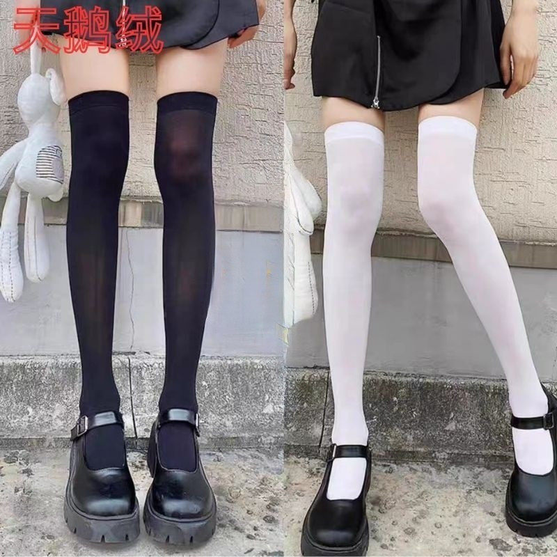 日系JK制服可爱薄款夏季过膝袜小腿袜学生校园百搭长筒丝袜