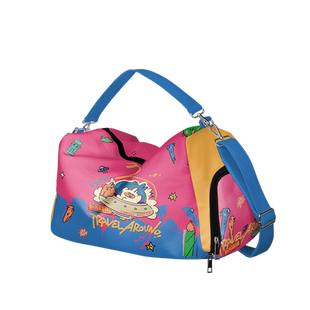 宇宙波猫猫健身包小众旅行包大容量干湿分离单肩手提斜挎包行李袋