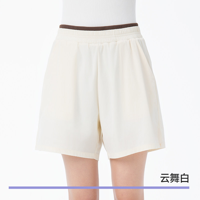 MissWiss松弛感宽松薄款休闲短裤女夏季高腰居家可外穿热裤