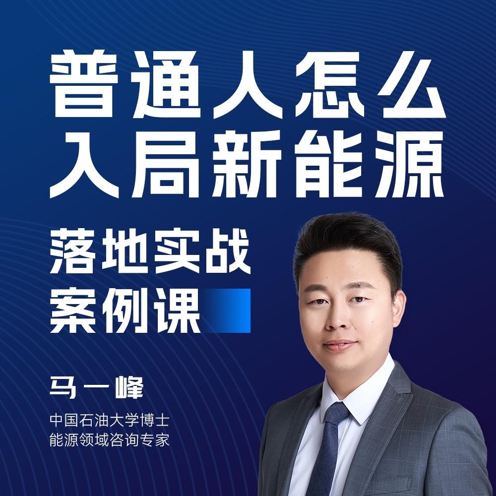 专属链接：普通人如何参与新能源双碳落地实战案例课图片