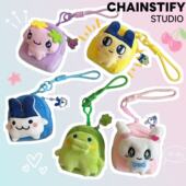 卡通拓麻歌子钱包式 手机挂件包包挂饰钥匙扣可爱麻美吉咪咪吉尼龙