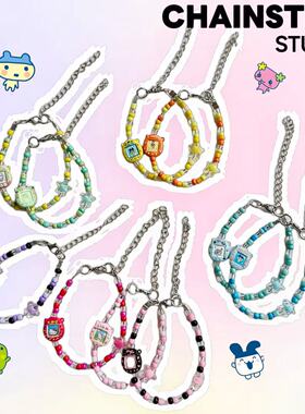 多巴胺糖果色卡通合金手链