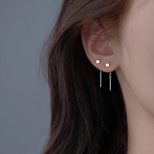 S999足银睡觉免摘养耳洞耳线