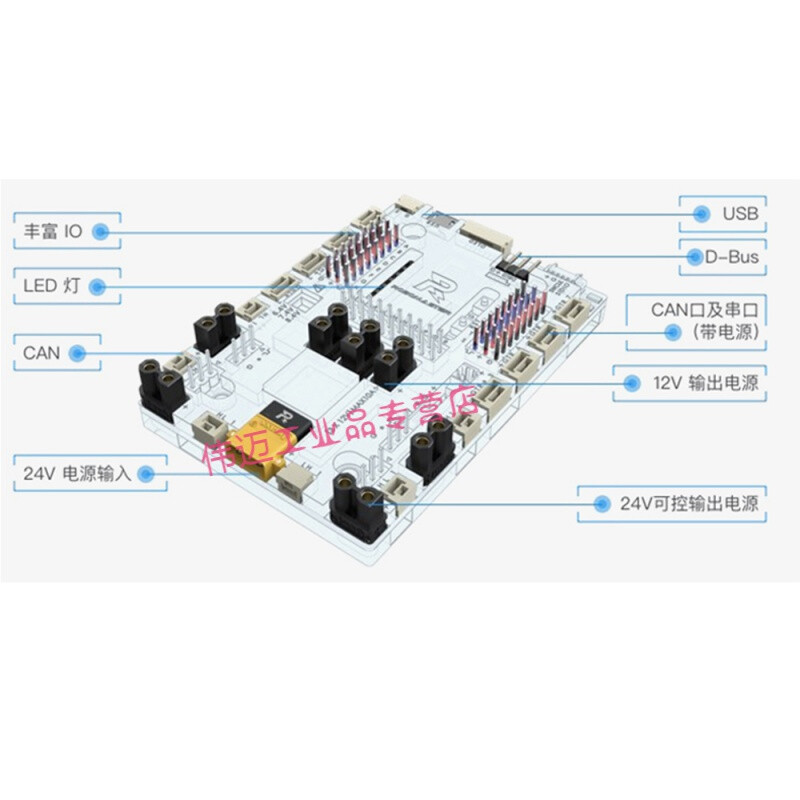 RoboMaster开发板A型STM32F4高性能控制器可拓展