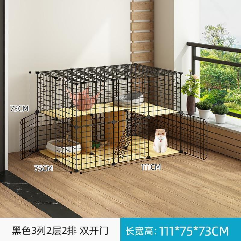 网造型自由空间窝超大可架加密爬笼子猫猫拆洗猫家用围栏别墅用品