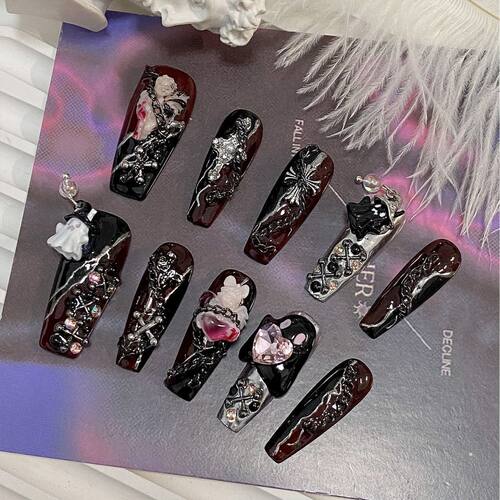 纯手工儿童穿戴甲女童美