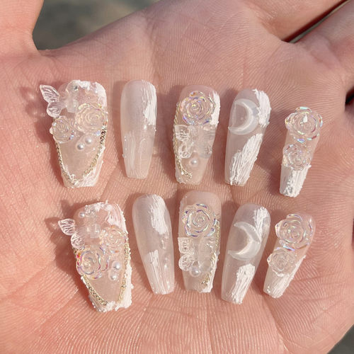 纯手工儿童穿戴甲女童美
