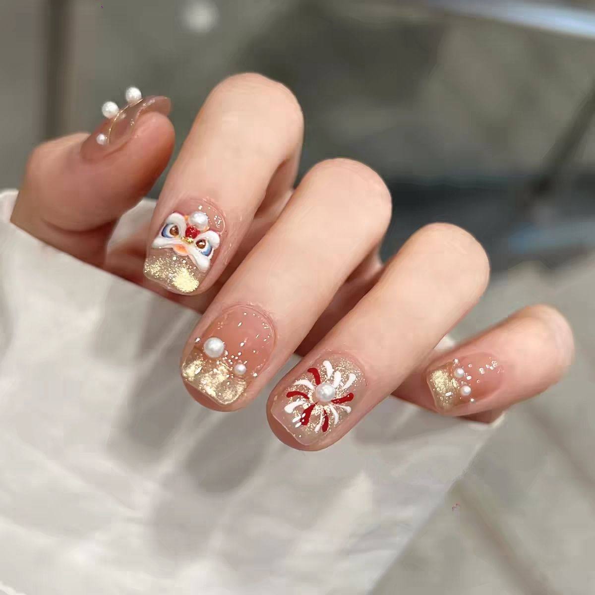 纯手工儿童穿戴甲女童美甲纯手工穿戴甲短款高级感秋冬猫眼烟花美,彩妆/香水/美妆工具,美甲工具,淘宝优惠券,粉丝福利购,淘宝优惠卷