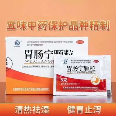 国发 胃肠宁颗粒  用于泄泻及小儿消化不良实发 8g*10袋