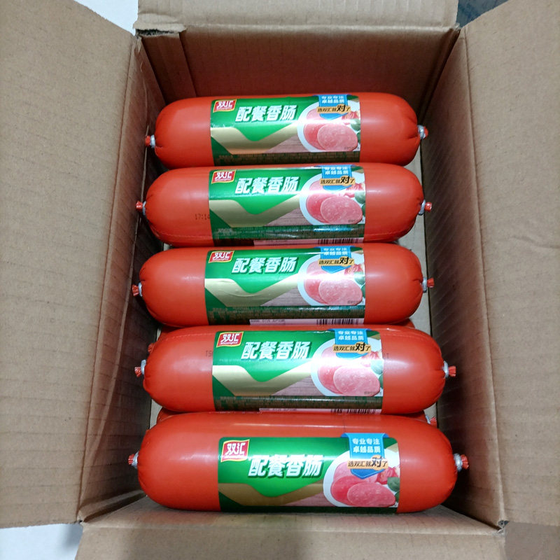 双汇配餐香肠380g*10支整箱批发食堂饭店餐饮大号火腿肠炒菜香肠