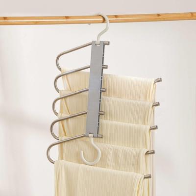 Folding and Stretching Magic Pants Clip 折叠伸缩魔术挂裤夹