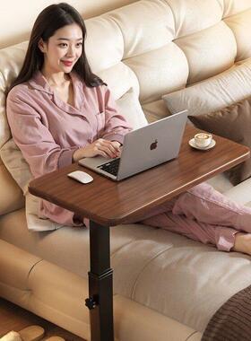 Storage bedside table, movable computer desk, bedroom home