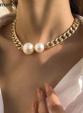 Necklace Jewelry Women Pearl Pearls for 项炼女高级设计感小众