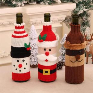 Christmas Decor for Wine Cover Restaurant Hotel Bottle