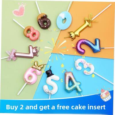 Birthday candles local gold bright gold pencil candle long