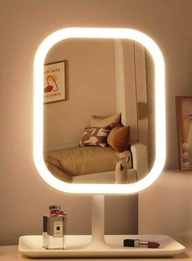 LED makeup mirror with lamp desktop fill light small mirror