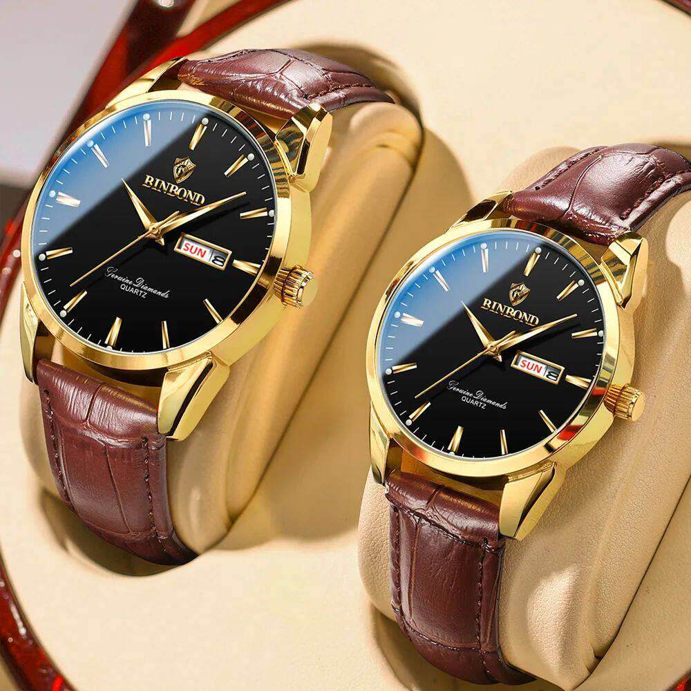Top Luxury Brand Couple Watch For Women Men Waterproof Clock