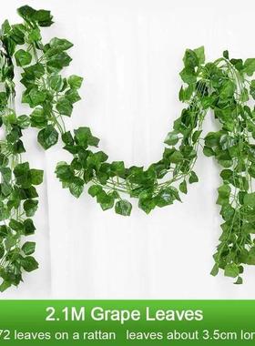 2.1M Artificial Plant Green Ivy Leaf Garland Silk Wall Hangi
