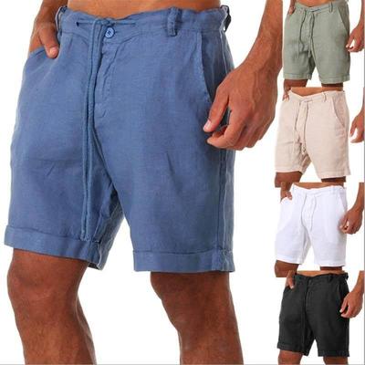 beach Clothes Short Pants Summer Shorts For Men Mens linen