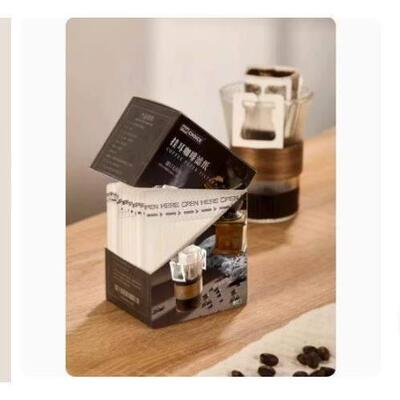 50pcs Coffee Filter Bags Hanging Ear Style Filters Paper