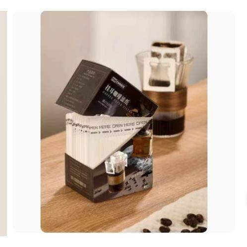 50pcs Coffee Filter Bags Hanging Ear Style Filters Paper