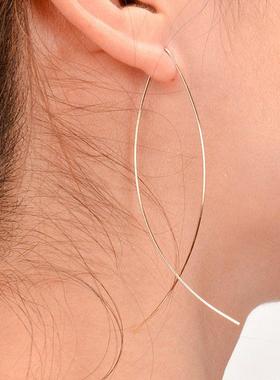 Fashion simple fishing line earrings handmade earrings