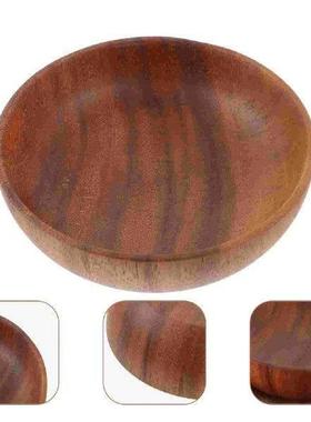 Acacia Wood Plate Fruit Dish Mixing Bowl Condiment